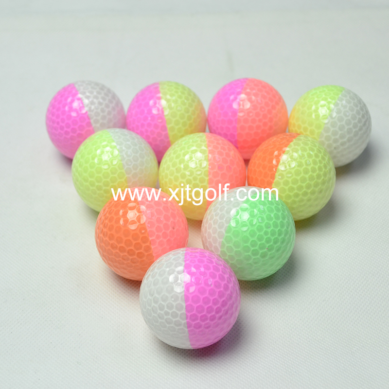 Two color golf ball