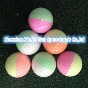 Two color golf ball