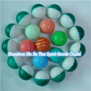 Two color golf ball